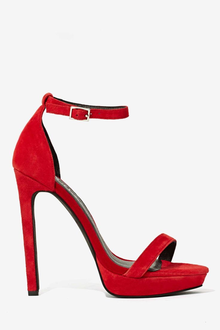 red heels jeffrey campbell finola suede heel - red RCPGVQK