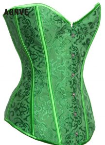 sexy green corset sexy lingerie brocade royal wedding jarquard corsets and  bustiers for women MRIOCUX