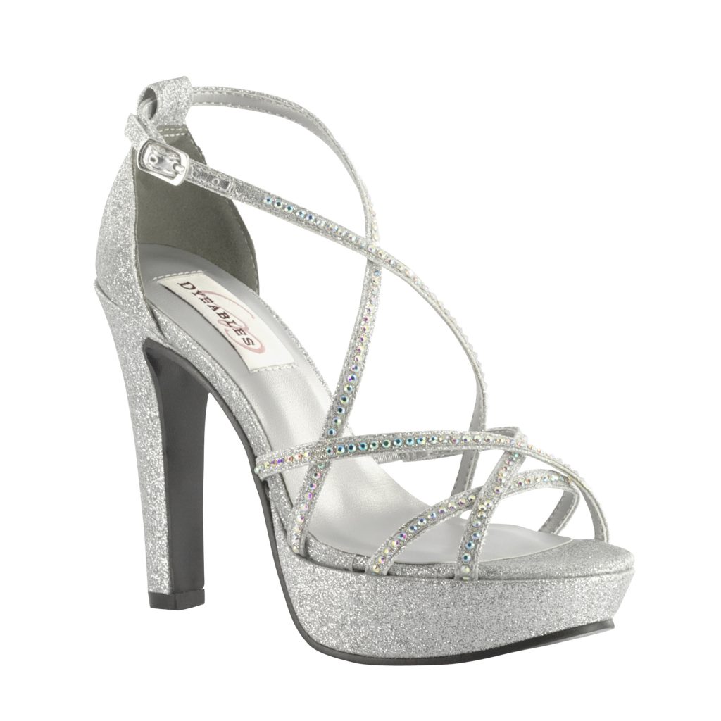 Silver glitter heels for young ladies – fashionarrow.com