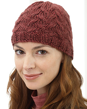 soft cable knit hat RVIRUEA