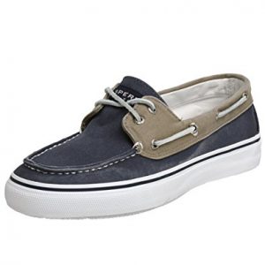 sperry top sider sperry top-sider menu0027s bahama 2-eye navy/khaki boat shoe ... HYGLWDL