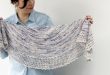 spindrift easy knitted shawl pattern FXNGHYG