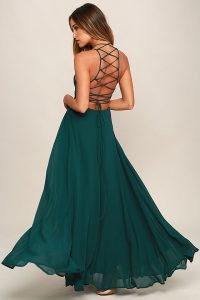 strappy to be here forest green maxi dress 1 WWYSLTB