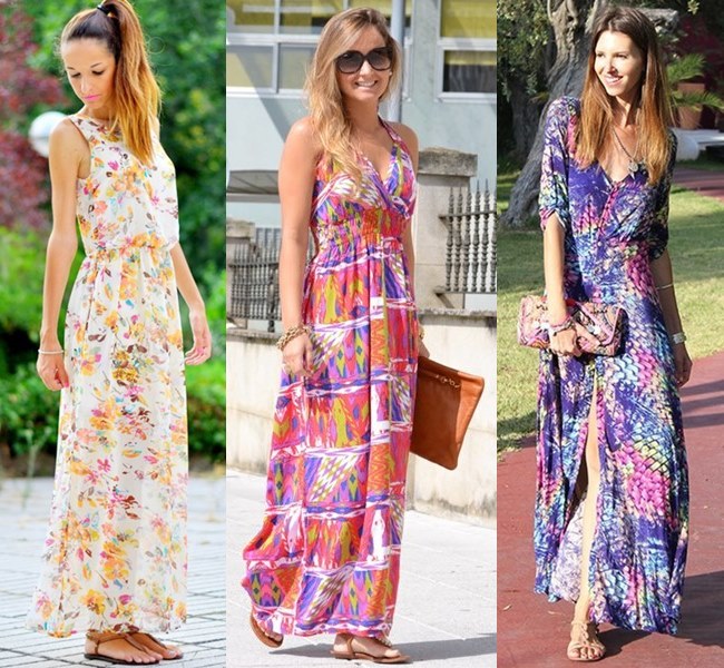 summer maxi dresses ... colorful summer maxi dress TXSMJLS