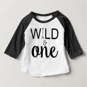 t shirt design baby shirts - wild and one arrow 1st birthday raglan shirt KOHPDXE