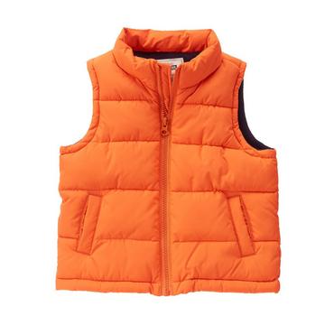 toddler boys tangerine puffer vest by gymboree FBIQCZA