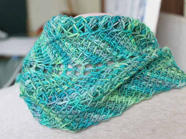 Tunisian Crochet patterns ... tunisian ripple scarf - gotta learn tunisian crochet so i can make this! ZKWZHQK