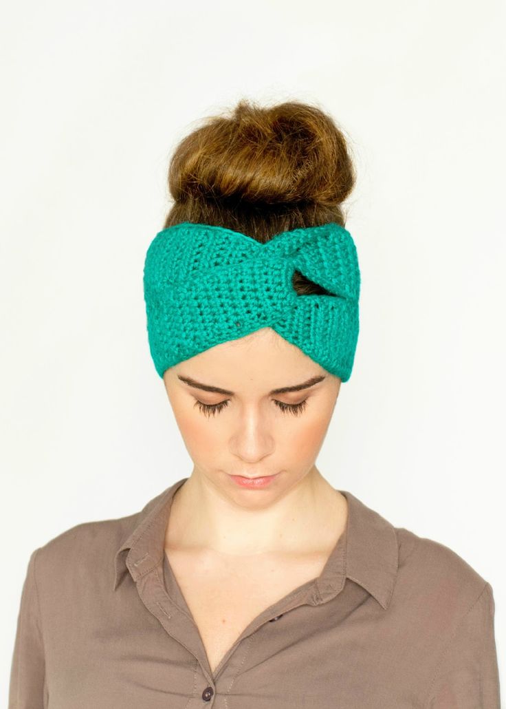 twisted turban headband crochet pattern FRQGTIX