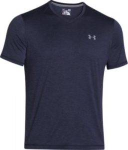 v neck t shirts menu0027s ua tech™ v-neck t-shirt, midnight navy HFEFQSI