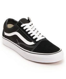 vans shoes vans old skool black u0026 white skate shoes PLBGFKM