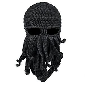 vbiger beard hat beanie hat knit hat winter warm octopus hat windproof  funny for WFATCUJ