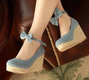 wedges heels shoes wedges wedge heel high heels bows VALIDCG