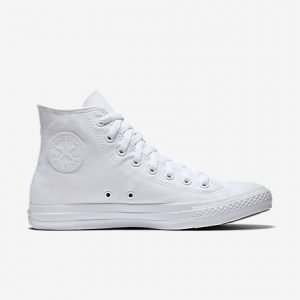 white high top converse converse chuck taylor monochrome high top unisex shoe. nike.com GZOWWZQ