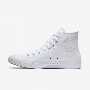 white high top converse converse chuck taylor monochrome high top unisex shoe. nike.com RKSJVDK