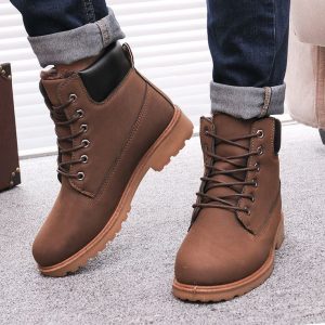 winter boots for men specials prices men winter boots 2015 pu leather men boots hot sell england  plus DIAWVOO