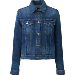 women denim jacket, blue, small VGURPRN