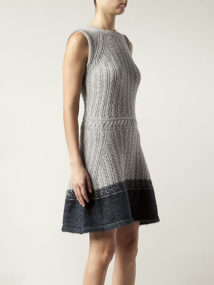 womenu0027s gray sleeveless cable knit dress ZANEFSQ