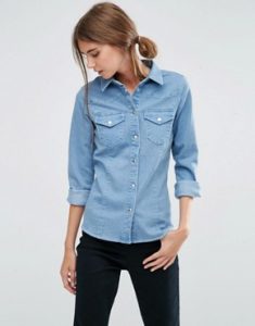 womens denim shirt womenu0027s denim u0026 chambray shirts | asos SGADMRP