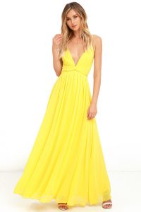 yellow maxi dress lovely yellow dress - maxi dress - bridesmaid dress - formal dress - $126.00 PQRXRDY