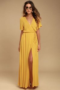 yellow maxi dress much obliged golden yellow wrap maxi dress 1 BFRMDMP