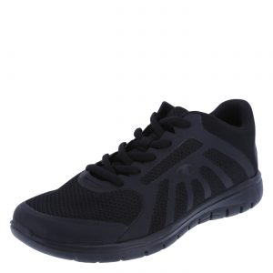 Black Running Shoes menu0027s gusto runner, black ZEUKJVE