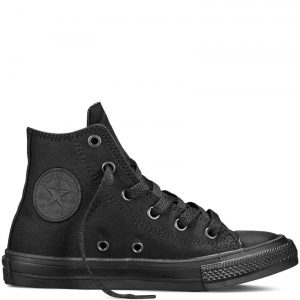 Girls Converse Shoes converse chuck taylor all star ii yth/jr high top shoes girls black mono, SASFLYG