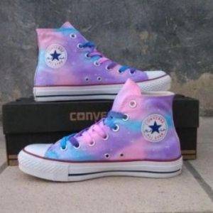 Girls Converse Shoes dcck1in painted shoes converse gradient sky hand painted shoes g BDBSKJE