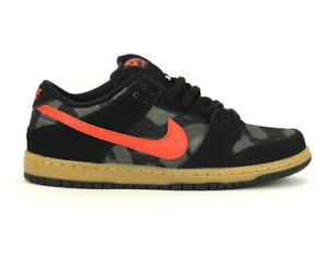 nike skate shoes image is loading nike-sb-skate-shoes-dunk-low-premium-black- PZRVHXD