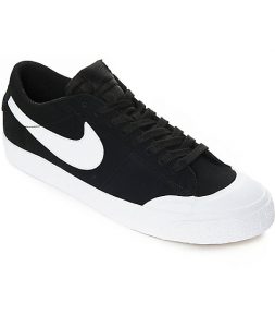 nike skate shoes nike sb blazer xt low black u0026 white suede skate shoes ... URHJQHB