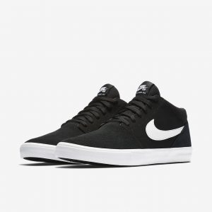 nike skate shoes ... nike sb solarsoft portmore ii mid menu0027s skateboarding shoe UKBWOHZ