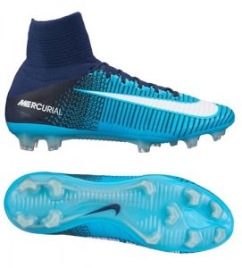 Nike soccer cleats nike mercurial superfly v fg soccer cleats blue-white WTISJWQ