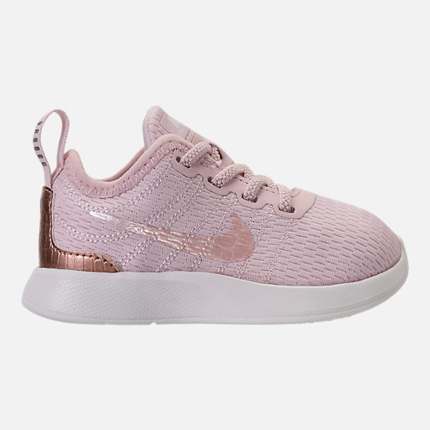 nike toddler shoes right view of girlsu0027 toddler nike dualtone racer casual shoes in barely ACRNWGZ