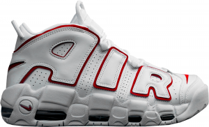 nike uptempo air more uptempo white varsity red outline ZOWGFGA