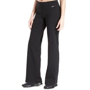 nike yoga pants nike fit dry black flare yoga pants xs ZLDAQZH