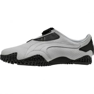 puma mostro perf leather menu0027s - white/black BSGABWF