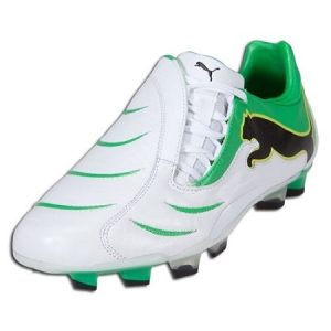 puma powercat 2.10 fg - white/green rc (101317) ZJTPVIF