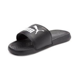 Puma sandals ... alternate view: puma popcat slide sandal - black/white - alt3 ... TKAPCPC