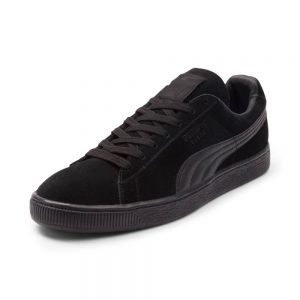 puma shoes for men alternate view: mens puma suede athletic shoe - black monochrome ... LCNZKVW