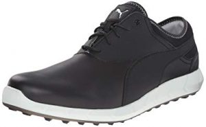 puma shoes for men puma menu0027s ignite spikeless golf shoe, black/glacier gray, ... SUBUYSW