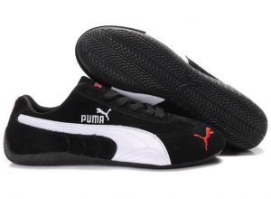 puma speed cat sd trainers black/white 01,puma speeder,puma clothing, UJZHZMO