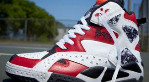 reebok blacktop battleground pump white/black-excellent red XPWSINO