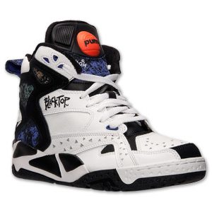 reebok blacktop for those who would run games at the local park, graffiti was a QWRNBBI