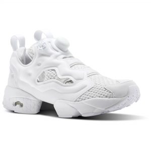 reebok insta pump reebok womenu0027s instapump fury woven - white | reebok canada VWHBKDB