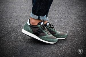 saucony jazz original vintage dark green/black - s70368-8 XOGYTND