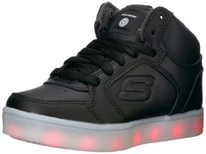 skechers kids boys energy lights sneaker, black, 12 m us little kid DVBNFHK