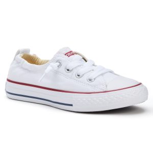 White converse kidu0027s converse all star shoreline slip-on sneakers. black white KDZBTCB