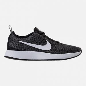 womens nike right view of womenu0027s nike dualtone racer casual shoes in black/white/dark  grey WJZFYRN