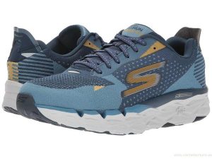 zapatos skechers hombre - skechers go run ultra road 2 negro blue / navy zapatos VTBKOUY