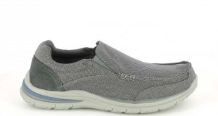 zapatos skechers zapatos sport skechers mocasines grises con elásticos - querol online ... HTQWMKT
