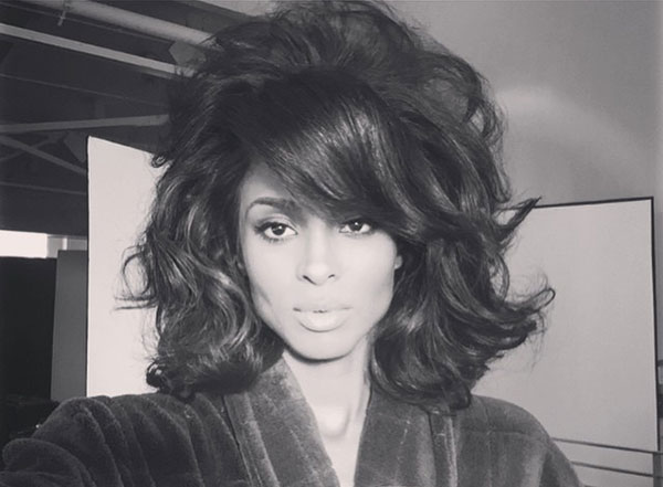 Ciara Channeling 1960's Hairstyles